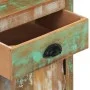 Nachttisch mit Rollen aus massivem Recyclingholz 40x30x57 cm von , Nachttische - Ref: Foro24-328316, Preis: 121,39 €, Rabatt: %
