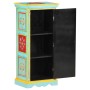 Hand-painted solid mango wood sideboard 40x30x90 cm by , Lockers and storage cabinets - Ref: Foro24-323536, Price: 190,38 €, ...