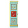Hand-painted solid mango wood sideboard 40x30x90 cm by , Lockers and storage cabinets - Ref: Foro24-323536, Price: 190,38 €, ...