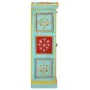 Hand-painted solid mango wood sideboard 40x30x90 cm by , Lockers and storage cabinets - Ref: Foro24-323536, Price: 185,93 €, ...