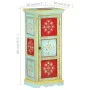 Hand-painted solid mango wood sideboard 40x30x90 cm by , Lockers and storage cabinets - Ref: Foro24-323536, Price: 185,93 €, ...