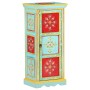 Hand-painted solid mango wood sideboard 40x30x90 cm by , Lockers and storage cabinets - Ref: Foro24-323536, Price: 190,38 €, ...
