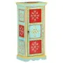 Hand-painted solid mango wood sideboard 40x30x90 cm by , Lockers and storage cabinets - Ref: Foro24-323536, Price: 185,93 €, ...