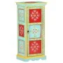 Hand-painted solid mango wood sideboard 40x30x90 cm by , Lockers and storage cabinets - Ref: Foro24-323536, Price: 185,93 €, ...
