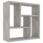 Concrete gray plywood wall shelf 45.1x16x45.1 cm by vidaXL, Shelves and shelves - Ref: Foro24-802952, Price: 26,32 €, Discoun...