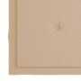 Schaukelstuhl aus massivem Teakholz mit beigem Kissen von , Gartenstühle - Ref: Foro24-3062760, Preis: 165,64 €, Rabatt: %