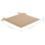 Schaukelstuhl aus massivem Teakholz mit beigem Kissen von , Gartenstühle - Ref: Foro24-3062760, Preis: 165,64 €, Rabatt: %
