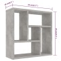 Concrete gray plywood wall shelf 45.1x16x45.1 cm by vidaXL, Shelves and shelves - Ref: Foro24-802952, Price: 26,32 €, Discoun...