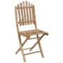 5-piece folding outdoor dining set with bamboo cushions by , Garden sets - Ref: Foro24-3063971, Price: 274,39 €, Discount: %