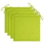 Set de comedor exterior plegable 5 piezas con cojines bambú de , Conjuntos de jardín - Ref: Foro24-3063971, Precio: 278,40 €,...