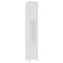 Badezimmerschrank aus Sperrholz weiß 30x30x183,5 cm von vidaXL, Badezimmermöbel - Ref: Foro24-802597, Preis: 74,56 €, Rabatt: %