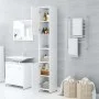 Badezimmerschrank aus Sperrholz weiß 30x30x183,5 cm von vidaXL, Badezimmermöbel - Ref: Foro24-802597, Preis: 74,56 €, Rabatt: %