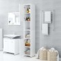 Badezimmerschrank aus Sperrholz weiß 30x30x183,5 cm von vidaXL, Badezimmermöbel - Ref: Foro24-802597, Preis: 76,53 €, Rabatt: %