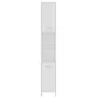 Badezimmerschrank aus Sperrholz weiß 30x30x183,5 cm von vidaXL, Badezimmermöbel - Ref: Foro24-802597, Preis: 74,56 €, Rabatt: %