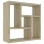Wandregal aus eichenfarbenem Sperrholz, 45,1 x 16 x 45,1 cm von vidaXL, Regale und Regale - Ref: Foro24-802951, Preis: 28,10 ...