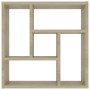 Estantería de pared contrachapada color roble 45,1x16x45,1 cm de vidaXL, Estantes y estanterías - Ref: Foro24-802951, Precio:...