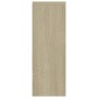 Estantería de pared contrachapada color roble 45,1x16x45,1 cm de vidaXL, Estantes y estanterías - Ref: Foro24-802951, Precio:...