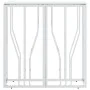 Silver stainless steel and glass console table 70x30x70 cm by , Side tables - Ref: Foro24-350035, Price: 174,70 €, Discount: %