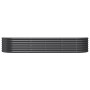 Jardinera arriate acero recubierto polvo antracita 224x80x36 cm by , Pots and planters - Ref: Foro24-318921, Price: 64,51 €, ...