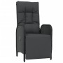 Set de comedor de jardín 7 pzas y cojines ratán sintético negro by , Garden sets - Ref: Foro24-3213520, Price: 891,25 €, Disc...