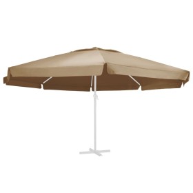 Tela de repuesto para sombrilla taupé 600 cm by , Fabrics for umbrellas and awnings - Ref: Foro24-312549, Price: 86,43 €, Dis...