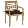 Batavia chairs 4 units solid teak wood with cushions by , Garden chairs - Ref: Foro24-3073302, Price: 494,41 €, Discount: %