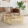 Goldener Couchtisch aus Edelstahl und Glas, 80x80x40 cm von , Couchtisch - Ref: Foro24-350058, Preis: 220,96 €, Rabatt: %