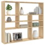 Wandregal aus eichenfarbenem Sperrholz, 90 x 16 x 78 cm von vidaXL, Regale und Regale - Ref: Foro24-802942, Preis: 45,81 €, R...