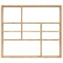 Oak-colored plywood wall shelf 90x16x78 cm by vidaXL, Shelves and shelves - Ref: Foro24-802942, Price: 45,81 €, Discount: %