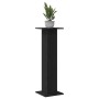 Soporte de plantas 2 pcs Roble Negro 30 x 30 x 95 cm