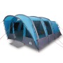 Tienda de campaña familiar túnel 8 personas impermeable azul de , Tiendas de campaña - Ref: Foro24-94750, Precio: 212,03 €, D...