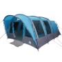Tienda de campaña familiar túnel 8 personas impermeable azul de , Tiendas de campaña - Ref: Foro24-94750, Precio: 212,03 €, D...