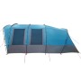 Tienda de campaña familiar túnel 8 personas impermeable azul de , Tiendas de campaña - Ref: Foro24-94750, Precio: 212,03 €, D...