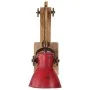 Lámpara de pared rojo desgastado 25 W E27 96x15x20 cm de , Lámparas - Ref: Foro24-371843, Precio: 44,92 €, Descuento: %