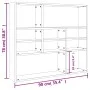 Oak-colored plywood wall shelf 90x16x78 cm by vidaXL, Shelves and shelves - Ref: Foro24-802942, Price: 44,90 €, Discount: %
