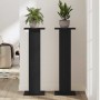 Soporte de plantas 2 pcs Roble Negro 30 x 30 x 95 cm