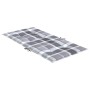 Garden chair cushion low backrest 6 pcs gray plaid fabric by , Cushions for chairs and sofas - Ref: Foro24-314157, Price: 81,...