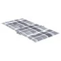 Garden chair cushion low backrest 6 pcs gray plaid fabric by , Cushions for chairs and sofas - Ref: Foro24-314157, Price: 74,...