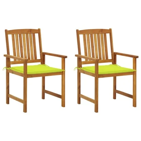 Gartenstühle mit Kissen 2 Einheiten aus massivem Akazienholz von , Gartenstühle - Ref: Foro24-3061189, Preis: 149,00 €, Rabat...