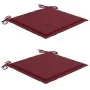 Garden chairs and table with solid acacia wood cushions by , Garden sets - Ref: Foro24-3061284, Price: 146,63 €, Discount: %