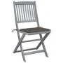 Klappbare Gartenstühle, 6 Stück, Kissen aus massivem Akazienholz von , Gartenstühle - Ref: Foro24-3065442, Preis: 321,23 €, R...