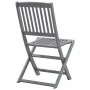 Klappbare Gartenstühle, 6 Stück, Kissen aus massivem Akazienholz von , Gartenstühle - Ref: Foro24-3065442, Preis: 321,23 €, R...