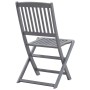 Klappbare Gartenstühle, 6 Stück, Kissen aus massivem Akazienholz von , Gartenstühle - Ref: Foro24-3065442, Preis: 338,12 €, R...