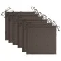 Klappbare Gartenstühle, 6 Stück, Kissen aus massivem Akazienholz von , Gartenstühle - Ref: Foro24-3065442, Preis: 321,23 €, R...