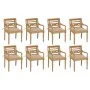 Batavia Stühle 8 Einheiten aus massivem Teakholz mit Kissen von , Gartenstühle - Ref: Foro24-3073352, Preis: 1,00 €, Rabatt: %
