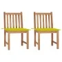 Gartenstühle 2 Einheiten aus massivem Teakholz mit Kissen von , Gartenstühle - Ref: Foro24-3062927, Preis: 229,56 €, Rabatt: %