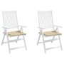 Cojines de silla de jardín 2 uds tela Oxford beige 50x50x3 cm von , Kissen für Stühle und Sofas - Ref: Foro24-47605, Preis: 2...