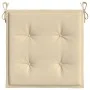 Cojines de silla de jardín 2 uds tela Oxford beige 50x50x3 cm von , Kissen für Stühle und Sofas - Ref: Foro24-47605, Preis: 2...