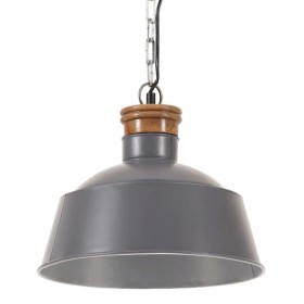Industrielle Pendelleuchte 32 cm grau E27 von vidaXL, Lampen - Ref: Foro24-320840, Preis: 52,79 €, Rabatt: %