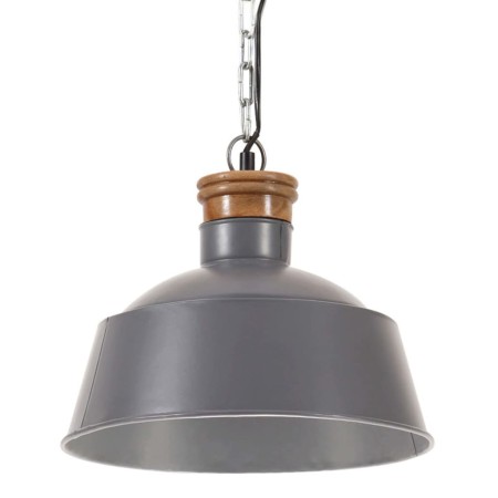 Industrielle Pendelleuchte 32 cm grau E27 von vidaXL, Lampen - Ref: Foro24-320840, Preis: 52,79 €, Rabatt: %